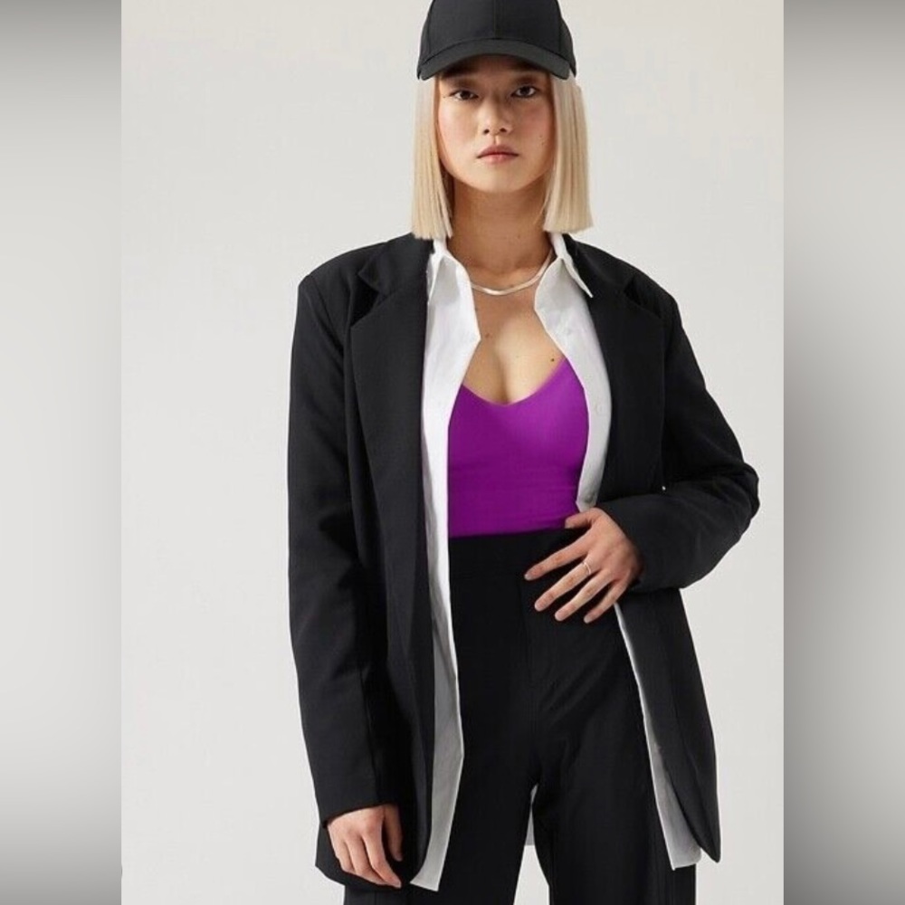 Athleta Endless Blazer primatwill in black - Picture 1 of 5